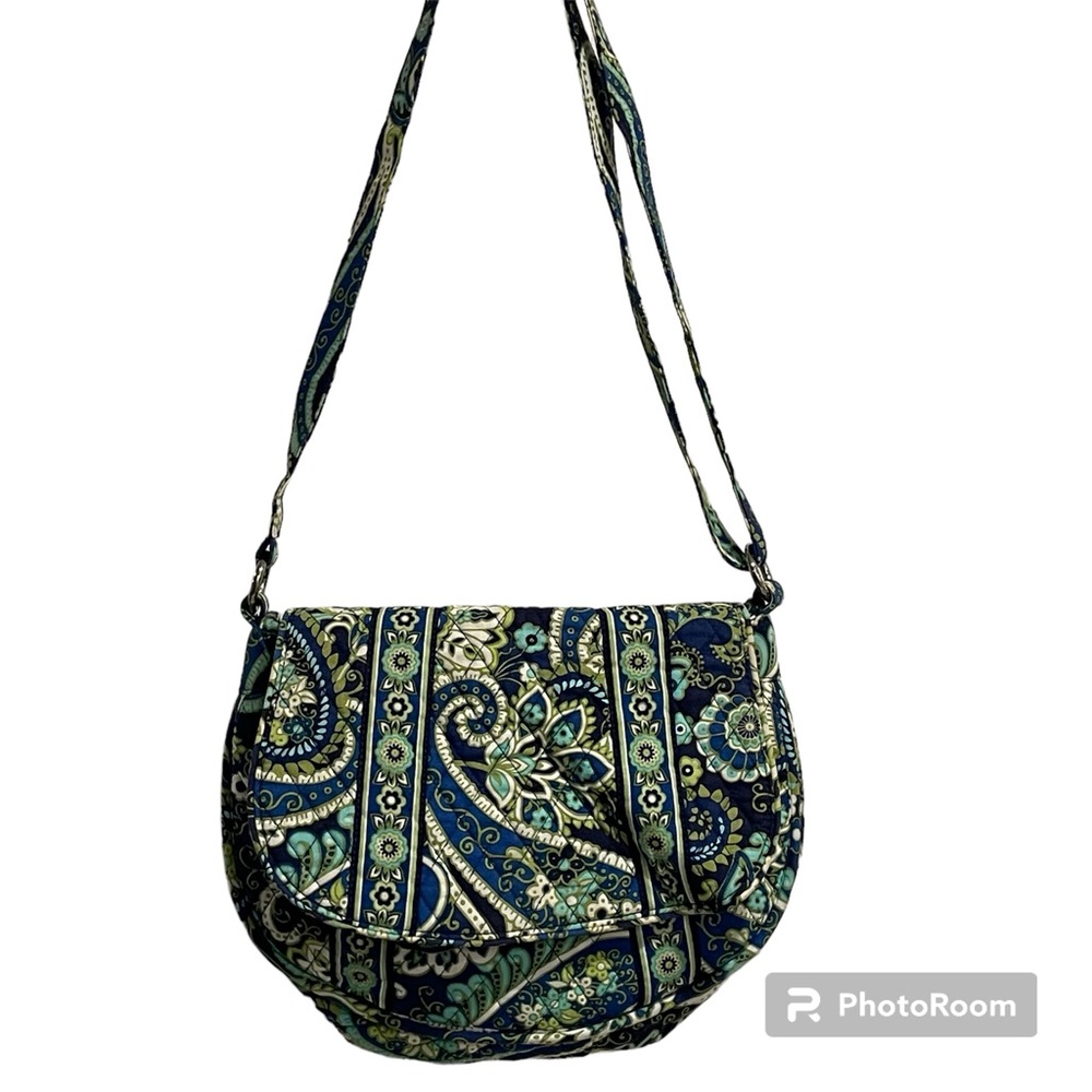 Vera Bradley Rhythm & Blues Crossbody Multicolour Paisley Shoulder Bag